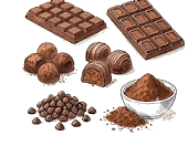 Schokoladen Illustration